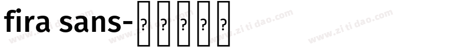 fira sans字体转换